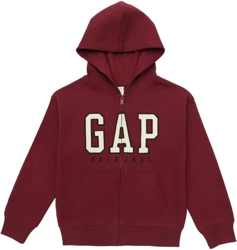 Vista 18 de GAP Sudadera con capucha y cremallera completa con logotipo para niños