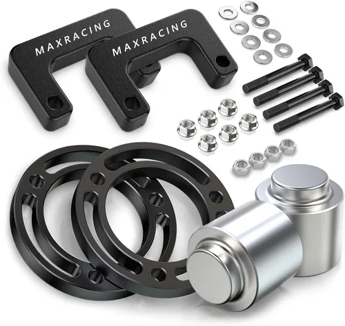 Vista 20 de MAXRACING - Kit de nivelación frontal de 1.5 pulgadas, espaciadores de elevación de puntales, para tracción de 2 y 4 llantas