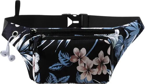 Vista 9 de HUA ANGEL Riñonera cruzada para mujeres y hombres, riñoneras de moda, bolsas cruzadas, cinturón, bolsa de teléfono para viajes deportivos
