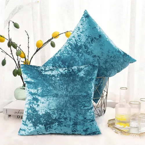 Vista 16 de Juego de 2 fundas de almohada lumbares decorativas de terciopelo abstracto de 14 x 26 pulgadas, fundas de almohada rectangulares de lujo suaves