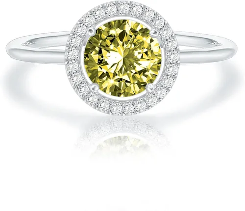 Vista 22 de PAVOI - Anillos chapados en oro de 14K con cristal de piedra natal Anillos para mujer