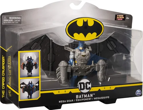 Vista 8 de BATMAN Mega Gear Deluxe - Figura de acción de 4 pulgadas con armadura transformadora