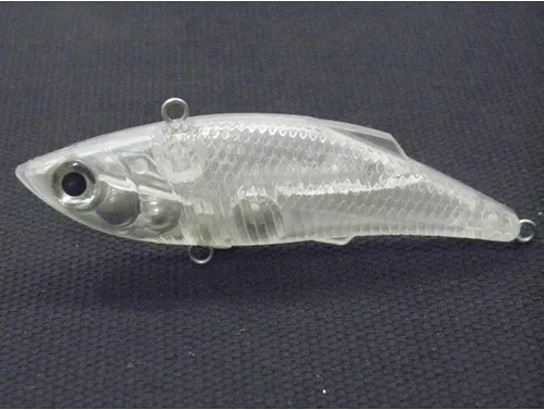 Vista 29 de 10 Señuelo en Blanco sin Pintar Minnow Crankbait de Agua Superior sin Labios Jerkbait Señuelos de Pesca