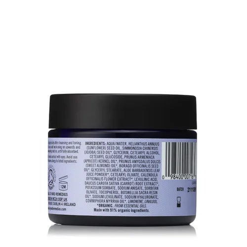 Vista 3 de Neal's Yard Crema hidratante rejuvenecedora de incienso con ácido hialurónico y aceite de jojoba, hidratación 24 horas, suaviza la piel, libre