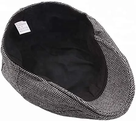 Vista 4 de Celtic Circus News Boy Cap Tweed Ivy Cap Beret Cabbie Flat Traveling Hat