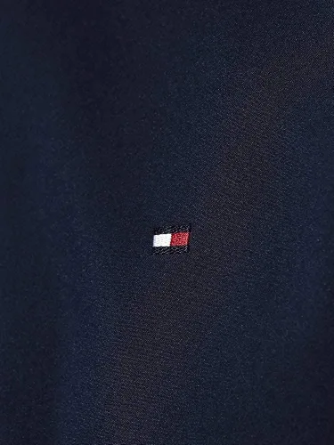 Vista 5 de Tommy Hilfiger Chaqueta Softshell ligera resistente al agua transpirable con capucha para hombre, Negro