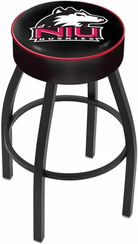 Vista 18 de The Holland Bar Stool Company L8B1-4 Georgia Tech - Taburete giratorio con base antiarrugas, color negro