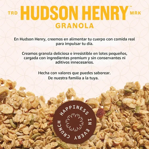 Vista 7 de Hudson Henry Granola, arce, pecana y coco, paquete de 12 onzas, paquete de 3, proyecto verificado sin OMG
