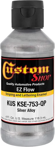 Vista 32 de Custom Shop KSE755-QP - Pintura esmaltada EZ Flow a rayas y letras de oro 23K, 4 onzas