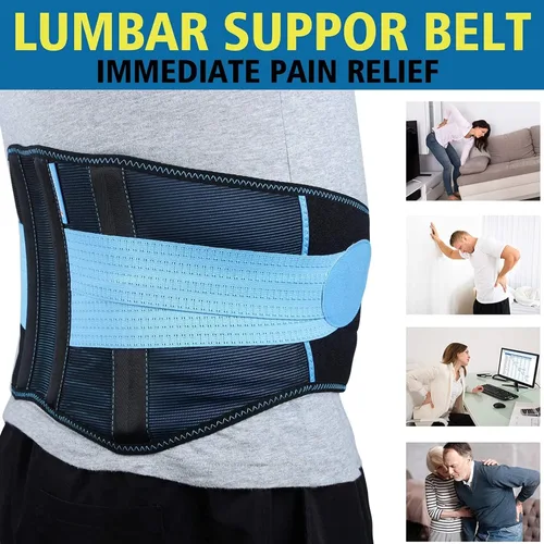 Vista 2 de Versión 2.0 para aliviar el dolor, soporte de espalda para levantar en el trabajo, soporte de espalda para hernia de disco y ciática, cinturón