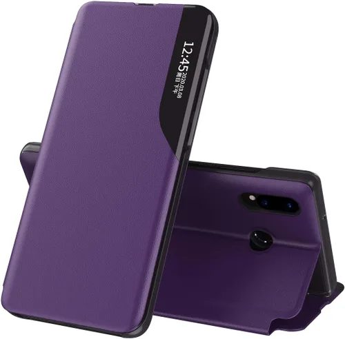 Vista 13 de Funda para Huawei P30 Pro, color negro Funda de piel con soporte, magnética, funda para teléfono para mujeres y hombres, protección a prueba