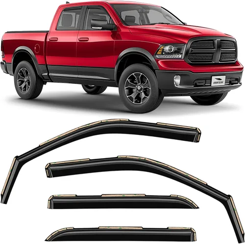 Vista 23 de Voron Glass in-Channel Rain Guards for Chevy Equinox 2018-2024 Para Equinox 18-24