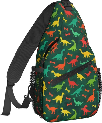 Vista 29 de Famame Mochila bandolera para el pecho, bolsa de hombro, gimnasio, ciclismo, viajes, senderismo, mochila para hombres y mujeres.., MultiColor1