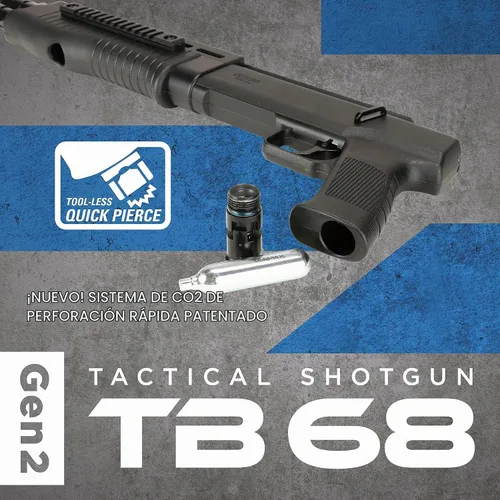 Vista 4 de T4E TB 68 .68 Calibre Escopeta Paintball Pistola Marcador