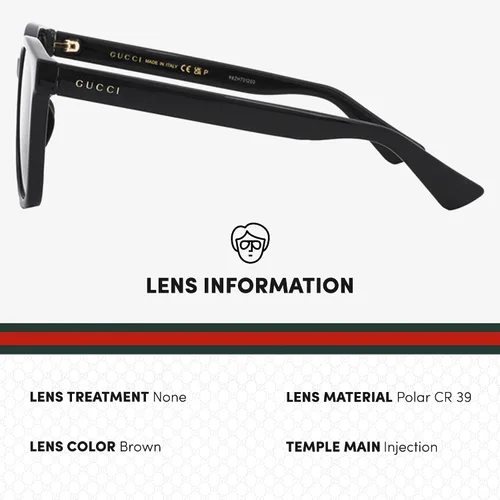 Vista 4 de Gucci GG1346SK Lettering Logo Men Rectangular shape Sunglasses with Luxury Eyewear Kit