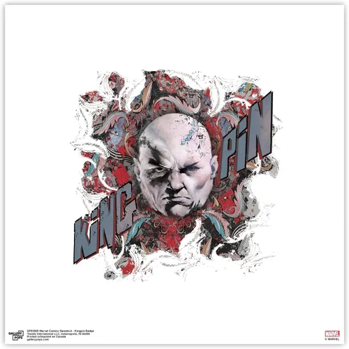 Vista 9 de Trends International Gallery Pops Marvel Comics Daredevil - Póster de pared con insignia de Kingpin, 12.00 x 12.00 pulgadas, versión de marco negro