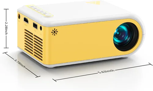 Vista 15 de KSAN Mini Proyector, Proyector con WiFi y Bluetooth, Proyector de Película con Soporte 1080P y Altavoz Integrado, Compatible con Smartphone, HDMI