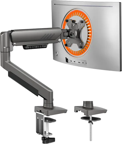 Vista 16 de ErGear Brazo de monitor doble, soporte de monitor ajustable completo para pantallas de 13 a 32 pulgadas, soporte de monitor de computadora