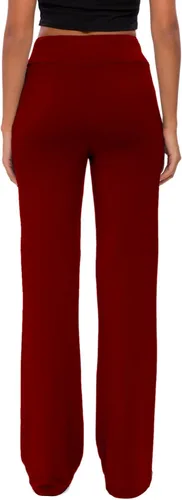 Vista 6 de Pantalones de yoga para mujer con bolsillos, pantalones de yoga holgados de pierna recta con cordón para yoga y correr, estilo casual