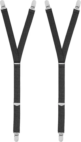 Vista 4 de Correas de liga elásticas ajustables para camisa de hombre