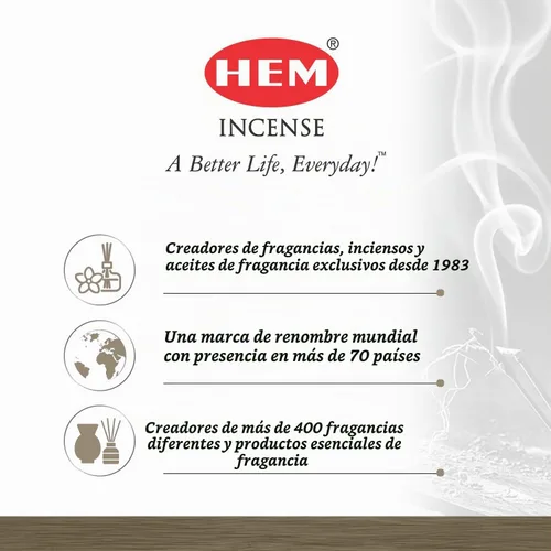 Vista 5 de HEM Precious Jasmine - Varitas de incienso – 120 unidades (6 cajas de 20) Fragancia floral dulce edificante para meditación, oración, relajación