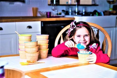 Vista 3 de Green Direct Copas de yogur congelado de helado de Sundae de plástico con cucharas - Cuencos de postre para helado (240)