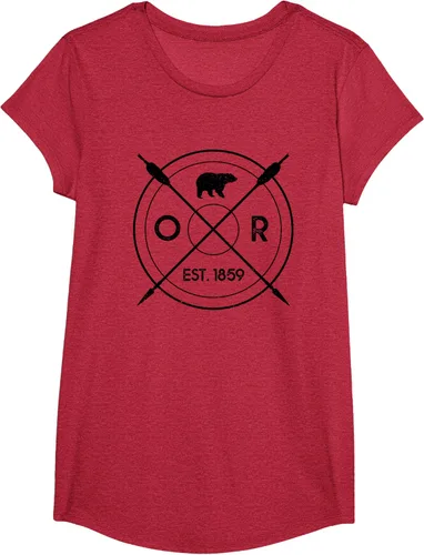 Vista 52 de Oregon Beaver State Bear OR Est. 1859 - Camiseta de regalo, gris, S