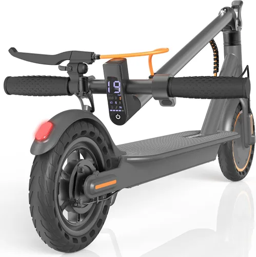Vista 19 de Aovowheel Scooter eléctrico para adultos, plegable E Scooter Conmuting Púrpura-negro
