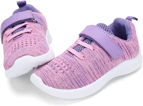 Vista 16 de nerteo Zapatos para Niños Pequeños/Niños Chicos y Niñas Zapatillas Deportivas para Correr/Caminar Todo negro