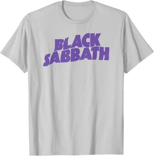 Vista 15 de Black Sabbath Camiseta con logotipo morado