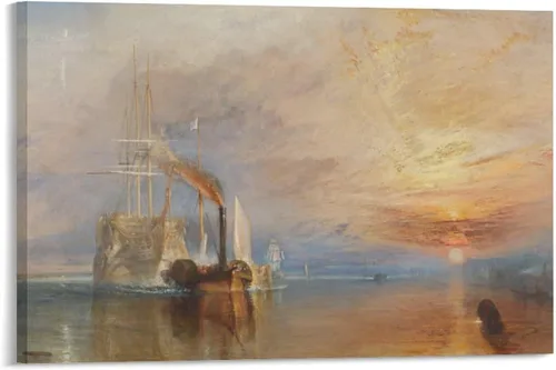 Vista 11 de LEES TOSS J.M.W. Turner Modern Rome - Póster de lienzo de Campo Vaccino para decoración de dormitorio, paisaje deportivo, oficina, habitación