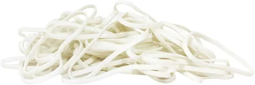 Vista 6 de JAM PAPER Bandas de goma coloridas, tamaño 33, bandas elásticas blancas, 100/paquete Blanco