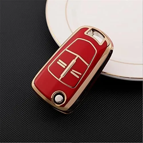 Vista 9 de TPU 2Button Flip Key Case Cover para Opel Astra J Corsa D Insignia Vectra C Zafira L778