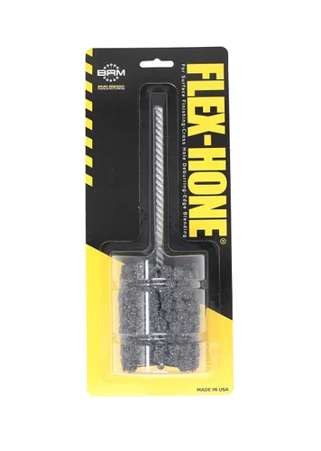 Vista 111 de Brush Research pulidor cilíndrico FLEX-HONE, serie BD, abrasivo de carburo de silicio, 1