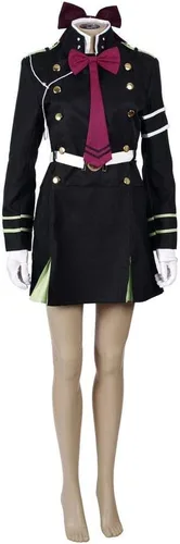 Vista 2 de Disfraz de Serafín del fin para mujer, uniforme militar Shinoa hiiragi