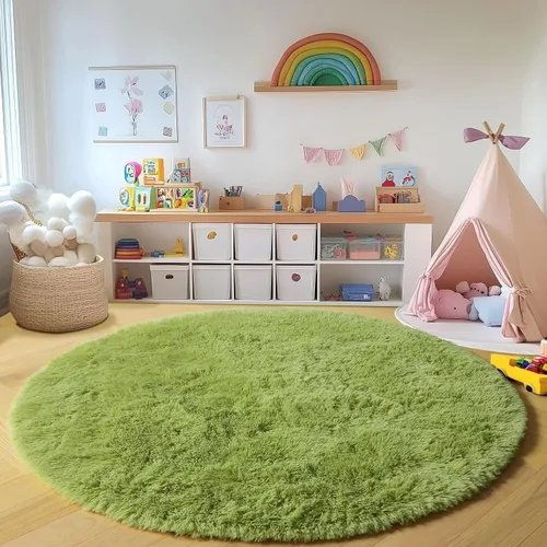 Vista 56 de ONASAR - Alfombra de pasillo negra de 2 x 6 pies, esponjosa, lavable, ultrasuave, afelpada, peluda, tapete para bebés, dormitorio de niños, armario