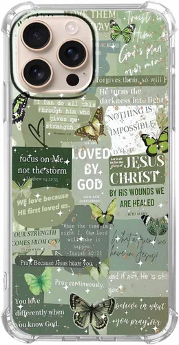 Vista 42 de Funda para Celular con Versículos de la Biblia, Colocación de Citas Cristianas de Jesús, Diseño Collage, Funda Protectora Suave de TPU de Moda