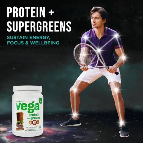 Vista 2 de Envase de proteínas y hierbas en polvo de Vega, VEG00670, S, 1, 1