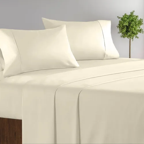 Vista 4 de Juego de ropa de cama de 4 piezas de 800 hilos, 100% algodón, tamaño individual, color negro, sábana bajera ajustable de algodón de fibra larga, se