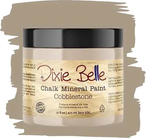 Vista 314 de Pintura para muebles con acabado de tiza Dixie Belle Paint Company - Amatista (4oz) - Pintura mineral de tiza chic púrpura profundo mate