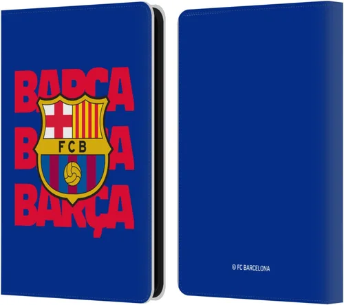 Vista 10 de Head Case Designs Funda de piel con licencia oficial del FC Barcelona Barca Crest Graphics compatible con Kindle Paperwhite 5 (2021)