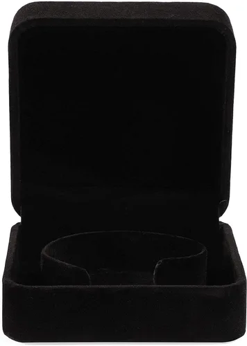 Vista 8 de Caja de regalo cuadrada de terciopelo para pulseras negro 35 x 35 x 19 pulgadas