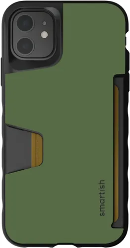 Vista 21 de Smartish - Funda delgada para iPhone 11 Pro Max verde militar - Gripmunk [ligera + protectora] Funda de agarre fino para teléfono celular con cámara