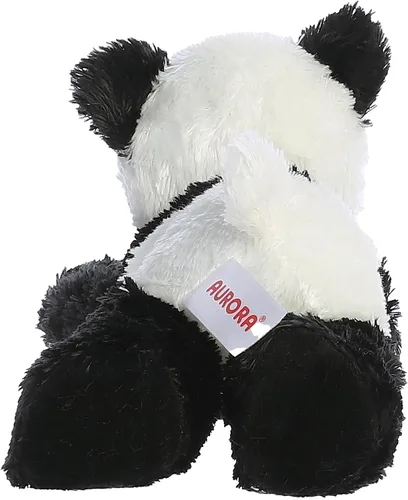 Vista 2 de Aurora® Adorable Mini Flopsie™ Mei Mei™ Animal de peluche, facilidad juguetona, compañeros atemporales, color blanco, 8 pulgadas