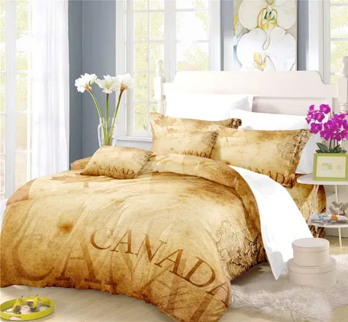 Vista 21 de REALIN Hawthorn Bedding - Juego de funda de edredón 3D, juego de cama de bosque japonés y río de montaña de 2/3/4 piezas, fundas de edredón