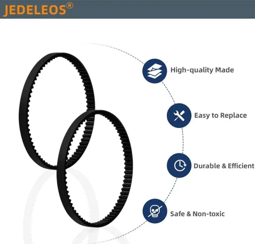 Vista 2 de JEDELEOS Correas de repuesto para aspiradora vertical Shark Rocket HV300 HV301 HV302 HV305 HV308 HV310 HV320 HV322 HV380 HV345 ZS350 ZS350C ZS351