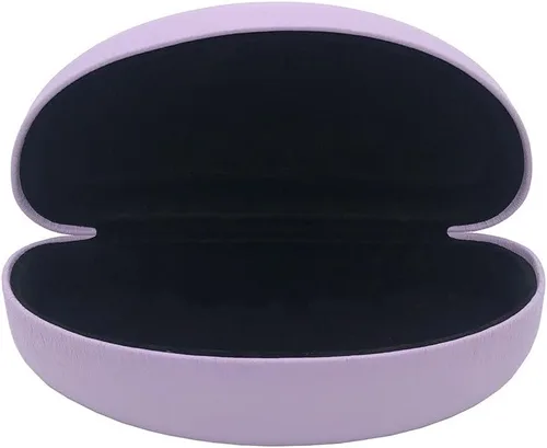 Vista 2 de Paquete de 2 fundas de lentes de sol grandes y rígidas, funda protectora para lentes de sol y lentes