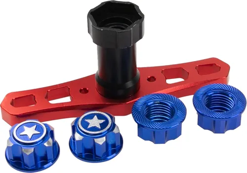 Vista 7 de Adaptador de tuercas hexagonales de 0.669 in con llave hexagonal de 17 ruedas, herramienta de manga RC compatible con Traxxas X-Maxx E-Revo E-Maxx