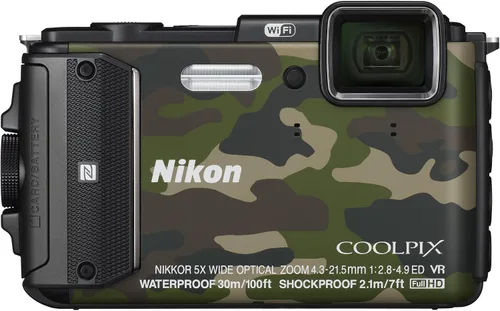 Vista 5 de Cámara COOLPIX AW130, de la marca Nikon Amarillo
