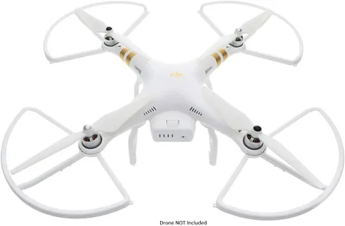 Vista 2 de DJI CP.PT.000188 Protector de utilería para Phantom 3 Profesional/Avanzado (paquete de 4) (blanco)